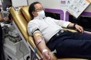 교육감 21일 코로나19 극복 위한 헌혈에 동참