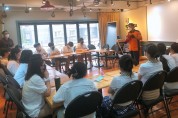 부산 강서소방서, 탈북청소년 대안학교 대상 소방안전교육 및 소방훈련